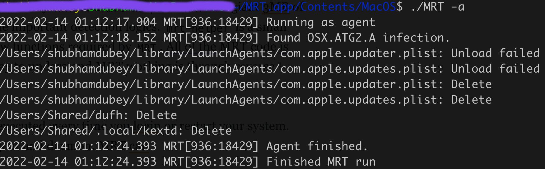 Uncovering the security protections in MAC - XProtect and MRT